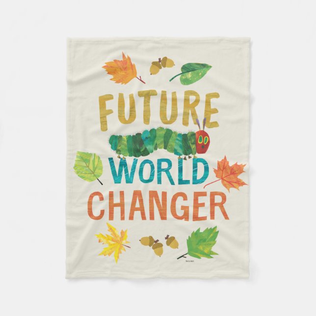 Couverture Polaire Le très affamé Caterpillar Future World Change (Devant)