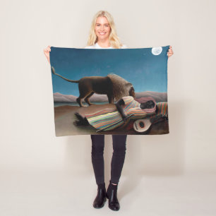 Couverture Polaire Le Tsigane endormi, Henri Rousseau