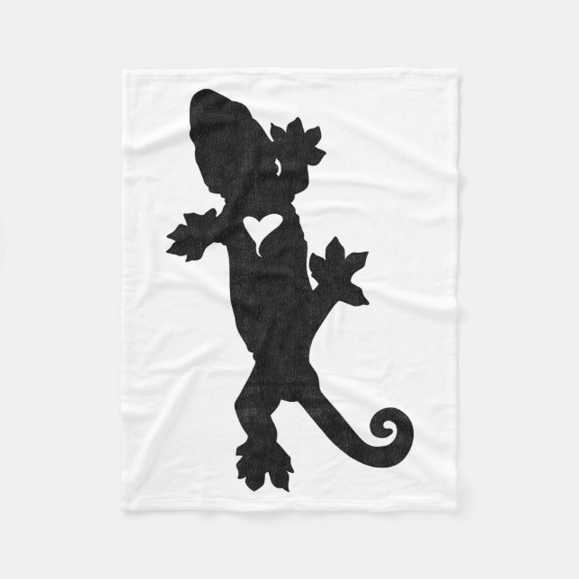 Couverture Polaire Leachie New Caledonian Gecko Artsy Distressed  (Devant)