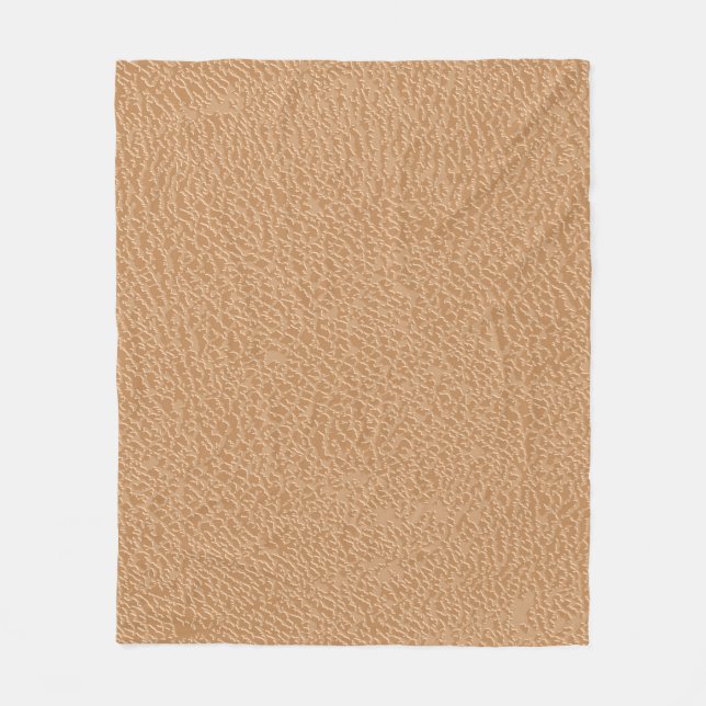 Couverture Polaire Leather texture background. Brown leather texture. (Devant)