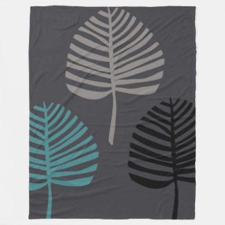 Couverture Polaire Leaves
