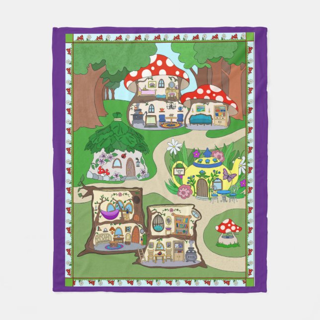 Couverture Polaire Lecture de poupée (Devant)