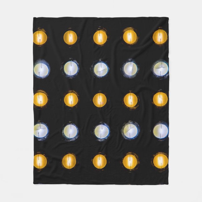 Couverture Polaire LED, fermer l'arrière - plan abstrait. (Devant)