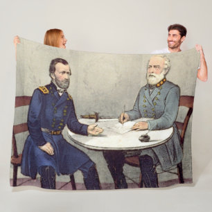 Couverture Polaire LEE et GRANT à LA MAISON DE LA COUR APPOMATTOX