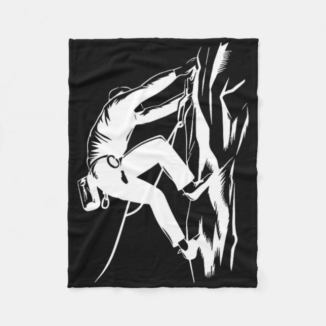 Couverture Polaire #lele Bergsteiger Mountain Climbing Rock Climber M (Devant)