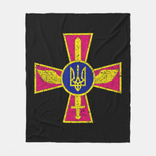 COUVERTURE POLAIRE L'EMBLÉMATIQUE DE LA FORCE AÉRIENNE UKRAINIENNE FO