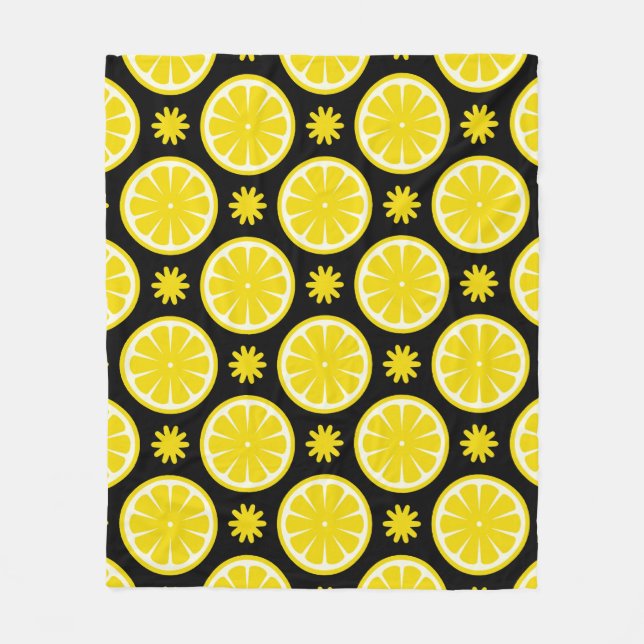 Couverture Polaire Lemon Pattern (Devant)