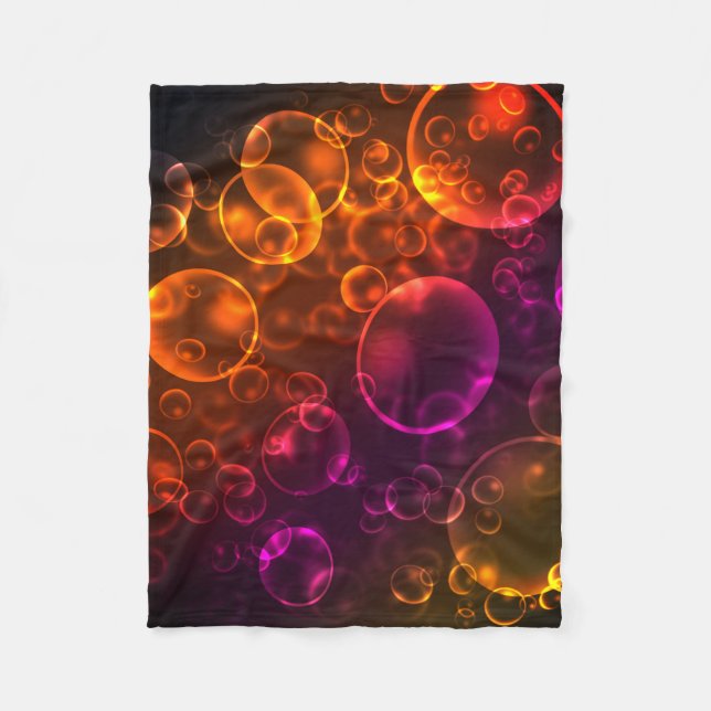 Couverture Polaire Lentilles multicolores (Devant)