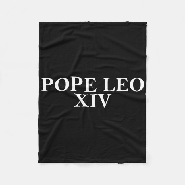 Couverture Polaire Leo Xivpope Leo Xiv - Da Pape Leo Xiv (Devant)