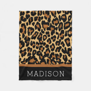 Couverture Polaire Leopard Cheetah Poster de animal Motif Baby Girl