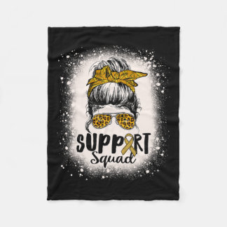 Couverture Polaire Leopard Femmes Messy Bun Rsd Et Crps Sensibilisati