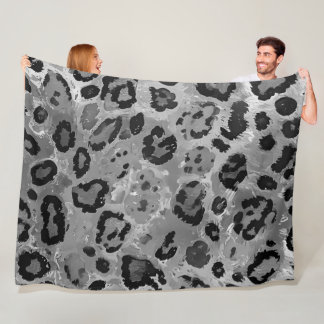 Couverture Polaire Leopard Fleece Blanket 