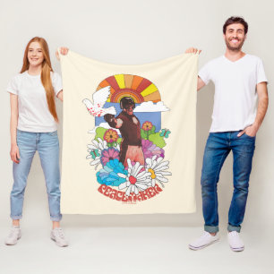 Couverture Polaire L'équipe du suicide Fleurs et soleil Peacemaker