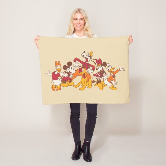 Couverture Polaire Les amis Disney classiques ensemble (En situation)