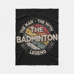 Couverture Polaire Les Badminton Legends Retro Shuttle Hommes Badmint