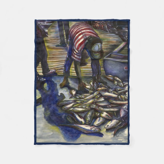 Couverture Polaire Les bénédictions de samedi, Harbour Island, Bahama (Devant)