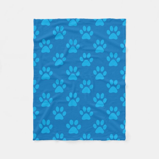 Couverture Polaire Les Blue Puppy (Devant)