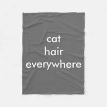Les cheveux de chat partout couvrent