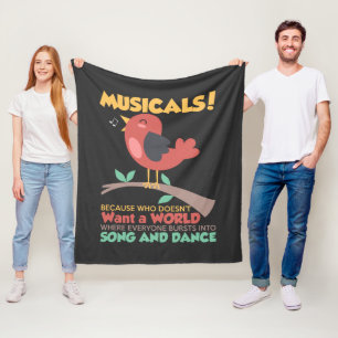 Couverture Polaire Les comédies musicales parce que qui ne veut pas c
