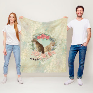 Couverture Polaire Les copains de Loki : Mika et Chidori Bengal Cats