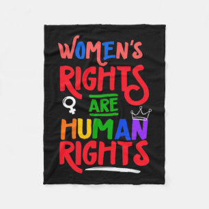 Couverture Polaire Les droits des femmes féministes Uterus sont humai