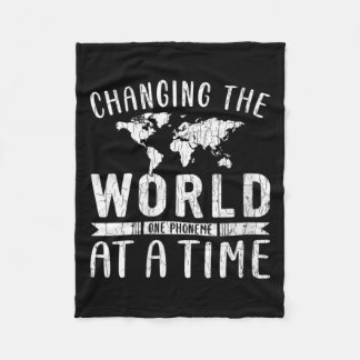 Couverture Polaire Les Femmes Changent Le Monde Drôle Dyslexique Dysl