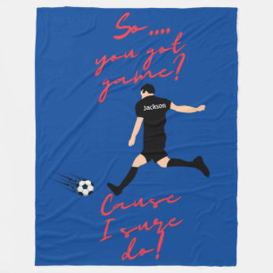 Couverture Polaire Les Garçons De Football Alors Vous Avez Du Jeu ? P