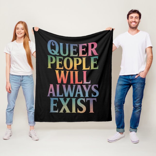 Couverture Polaire Les gens queer existeront toujours Ally LGBTQIA Pr (En situation)