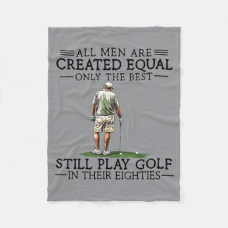 Couverture Polaire Les hommes jouent au golf dans les années quatre-v