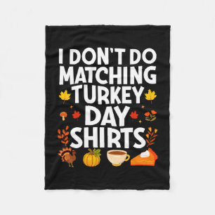 Couverture Polaire Les hommes ne font pas de couple de jour de dinde