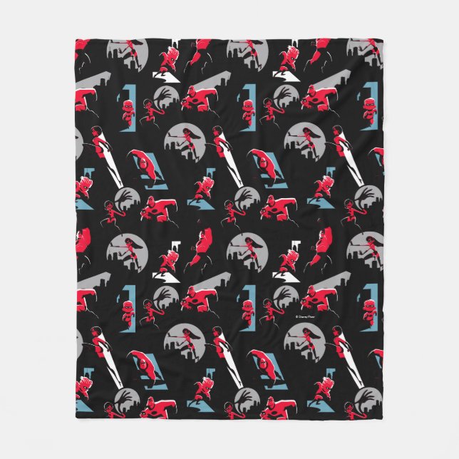 Couverture Polaire Les Incroyables 2| Le Motif incroyable (Devant)