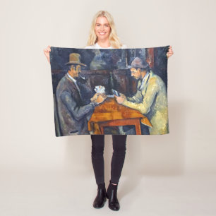 Couverture Polaire Les Joueurs de cartes, Cézanne
