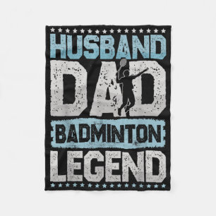 Couverture Polaire Les légendes de badminton Retro Shuttle Hommes Bad