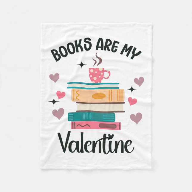Couverture Polaire Les livres sont ma librairie de la Saint-Valentin (Devant)