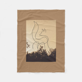 Couverture Polaire Les Loups blancs