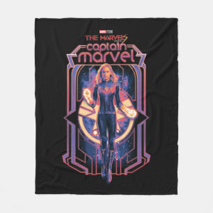 Couverture Polaire Les merveilles Capitaine Marvel Caractère Graphiqu