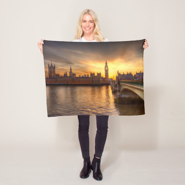 Couverture Polaire Les monuments | Big Ben & Chambres du Parlement (En situation)