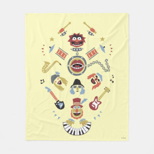 Couverture Polaire Les Muppets Electric Mayhem Iconic Shape Graphic