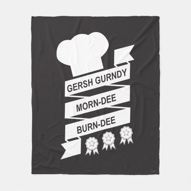 Couverture Polaire Les Muppets| Gersh Gurndy Morn-Dee Burndee (Devant)