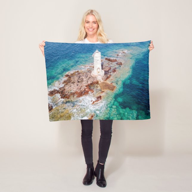 Couverture Polaire Les phares | Phare de Mangiabarche Italie (En situation)