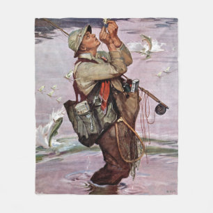 Couverture Polaire Les poissons sont en train de sauter