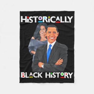 Couverture Polaire Les présidents Day Obama Historiquement Noir Histo