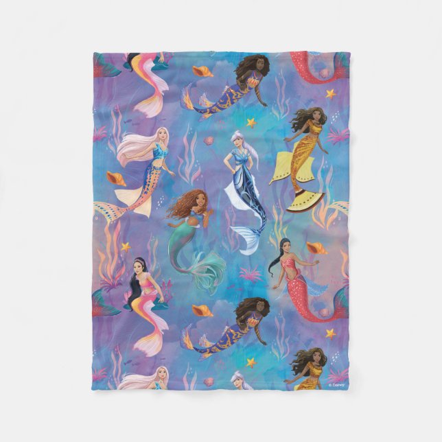 Couverture Polaire Les Soeurs du Motif de l'océan (Devant)