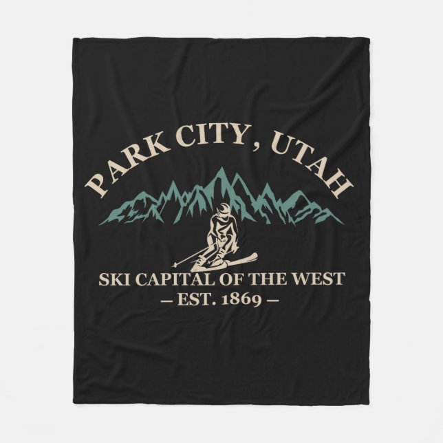 Couverture Polaire Les stations de ski de Park City Utah (Devant)