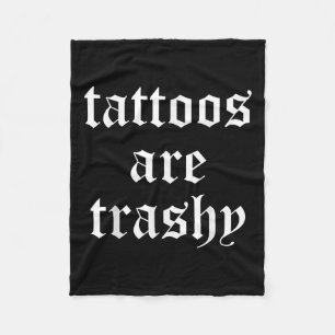 Couverture Polaire Les Tatouages Drôle Sont Des Femmes Hommes Trashy