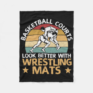 Couverture Polaire Les Terrains De Basket-Ball Sont Meilleurs Avec Le