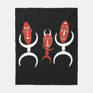 Couverture Polaire Les tribus africaines Abstraites