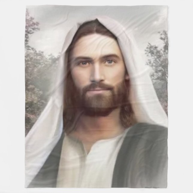 COUVERTURE POLAIRE LES YEUX DE JÉSUS (Devant)