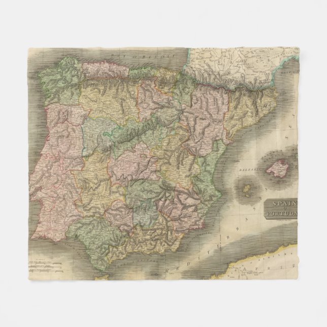 Couverture Polaire L'Espagne, Portugal 7 (Devant (Horizontal))