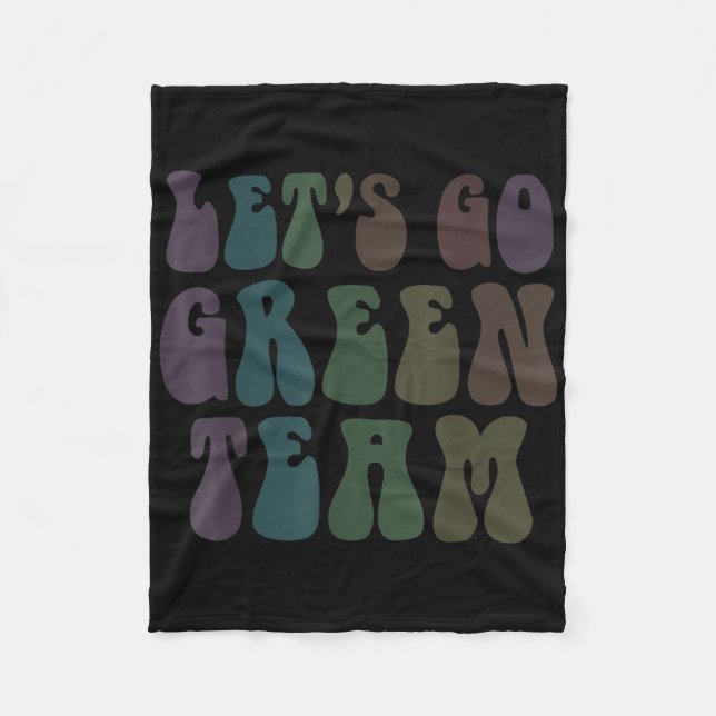 Couverture Polaire Lets Devenez écolo Team Retro War Jeu 60s Camp d'é (Devant)